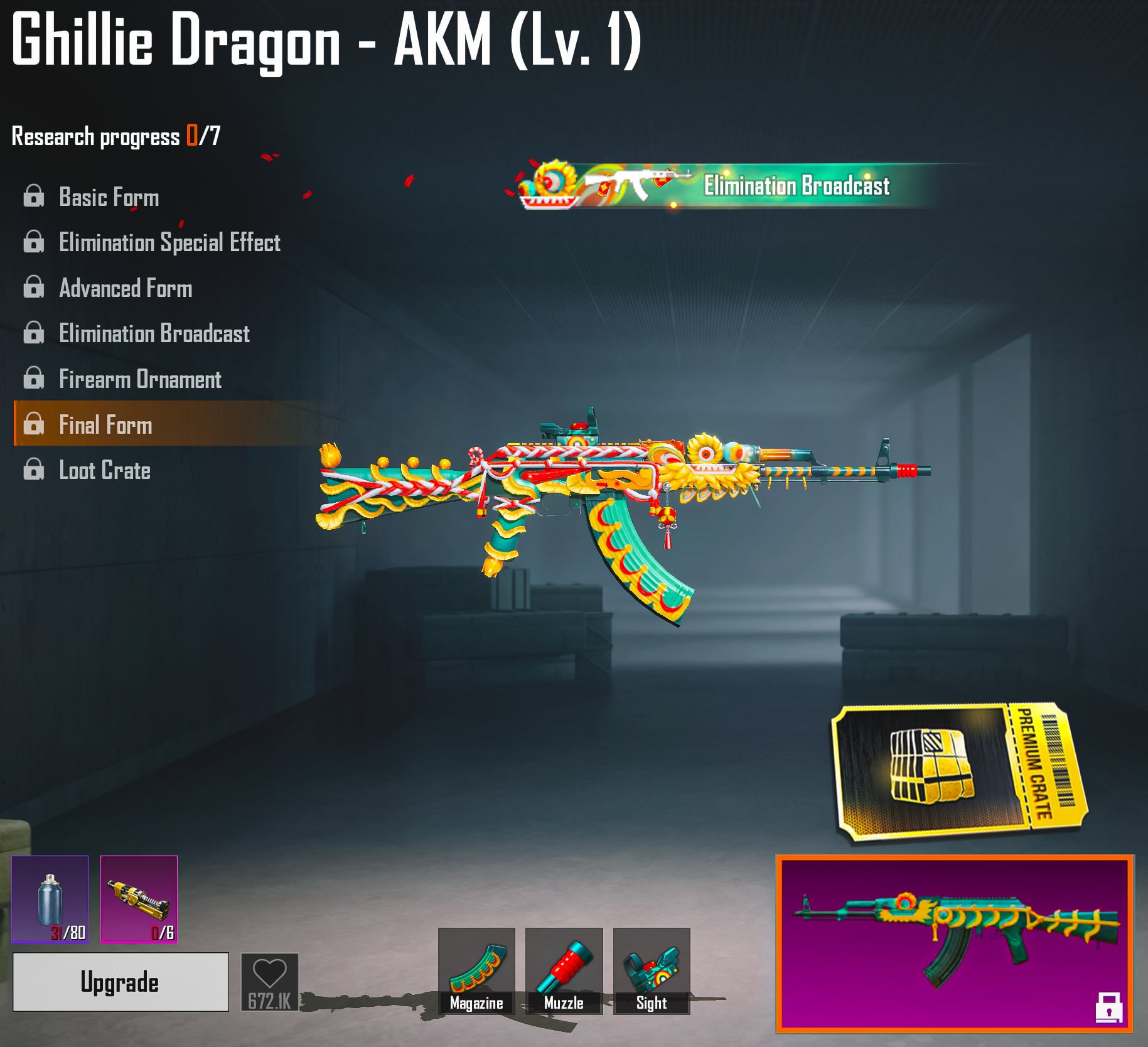 Rumor: Legendary Ghillie Dragon AKM Returning to PUBG Mobile?